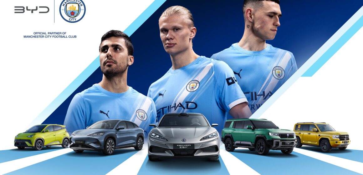 Sustainability | Man City partners with BYD, manufacturer of New Energy Vehicles