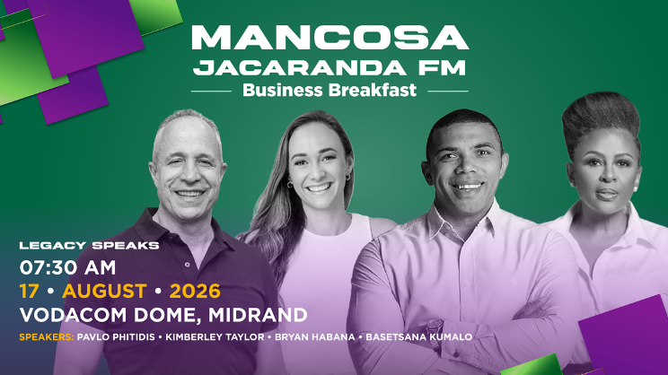 Basetsana Kumalo, Bryan Habana and More to Speak at the MANCOSA Jacaranda FM Business Breakfast Basetsana Kumalo, Bryan Habana and More to Speak at the MANCOSA Jacaranda FM Business Breakfast